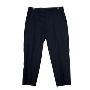 Michael Kors Men’s Classic Fit 100% Wool Suit Pants Black 32W with 25" Inseam